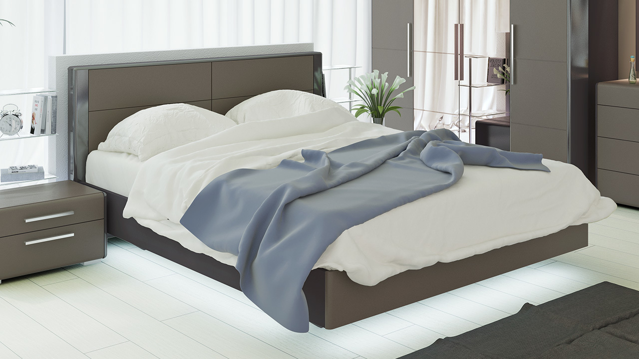 Кровать без ПМ «Наоми» (без подъемного механизма) – СМ-208.01.01