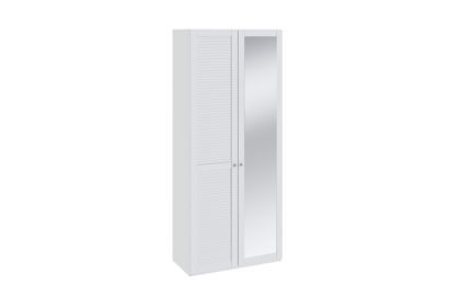 Шкаф для одежды с 1-ой глухой и 1-ой зеркальной «Ривьера» – СМ 241.22.002L