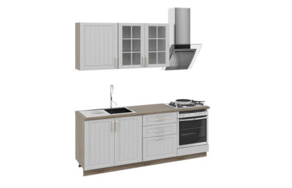 Кухонный гарнитур длиной – 210 см (со шкафом НБ) – ГН72_210_1  (НБ)