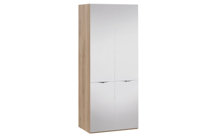 Шкаф для одежды с 2 зеркальными дверями «Глосс» – СМ-319.07.212