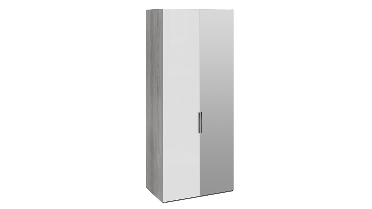 Шкаф для одежды с 1 глухой и 1 зеркальной дверями правый «Эста» – СМ-342.07.005 R
