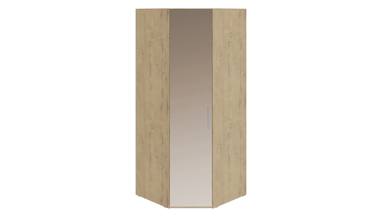 Шкаф угловой с 1 зеркальной дверью левый «Николь» – СМ-295.07.007 L