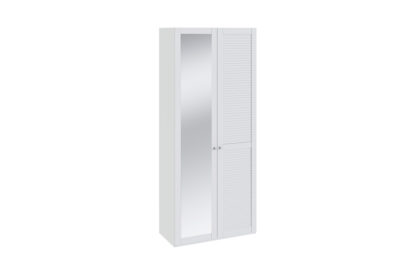 Шкаф для одежды с 1-ой глухой и 1-ой зеркальной «Ривьера» – СМ 241.22.002R