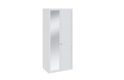 Шкаф для одежды с 1-ой глухой и 1-ой с зеркальной дверью «Ривьера» – СМ 241.07.002 R