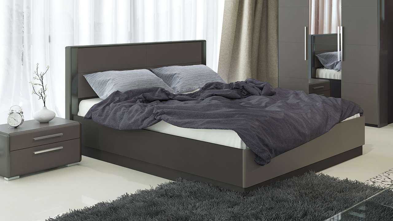 Кровать с ПМ «Наоми» (с подъемным механизмом) – СМ-208.01.02