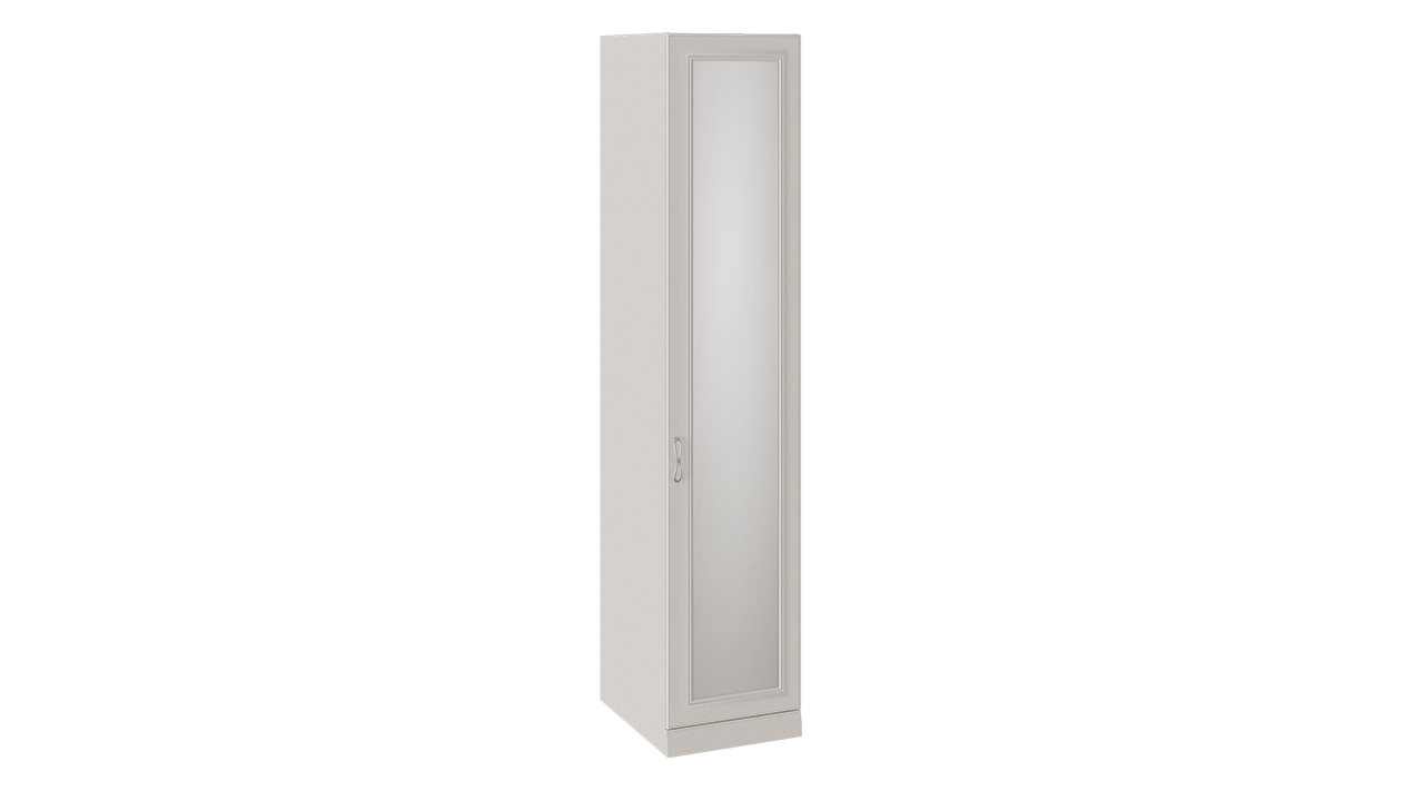 Шкаф для белья с 1 зеркальной дверью с опорой «Сабрина» – СМ-307.07.211-01