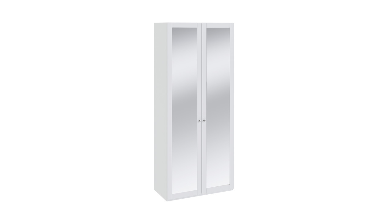 Шкаф для одежды с 2-мя зеркальными дверями «Ривьера» – СМ 241.22.102