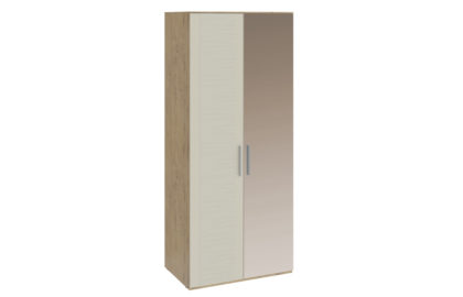Шкаф для одежды с 1 глухой и 1 зеркальной дверями «Николь» правый – СМ-295.07.005 R
