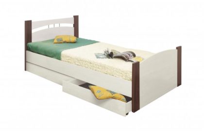 Кровать односпальная луна (900) с ящиком