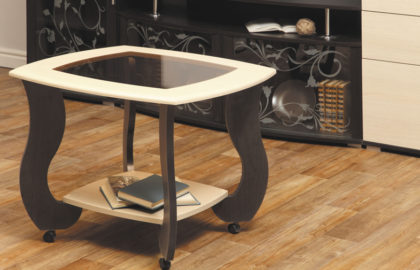 Журнальный стол сатурн – м01 со стеклом