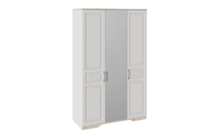 Шкаф для одежды с 2 глухими и 1 зеркальной дверями «Тоскана» – СМ-353.43.002