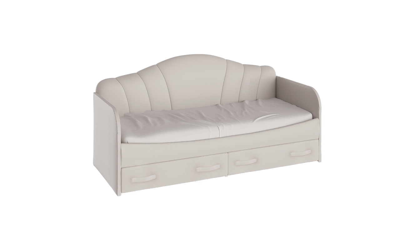 Кровать с мягкой спинкой и ящиками «Сабрина» (900) – ТД-307.12.02