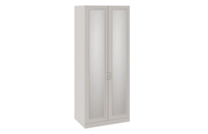 Шкаф для одежды с 2 зеркальными дверями с опорой «Сабрина» – СМ-307.07.022-01