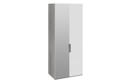 Шкаф для одежды с 1 глухой и 1 зеркальной дверями левый «Эста» – СМ-342.07.005 L