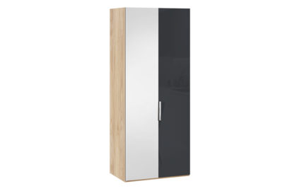 Шкаф для одежды с 1 глухой и 1 зеркальной дверями левый «Эмбер» – СМ-348.07.005 L