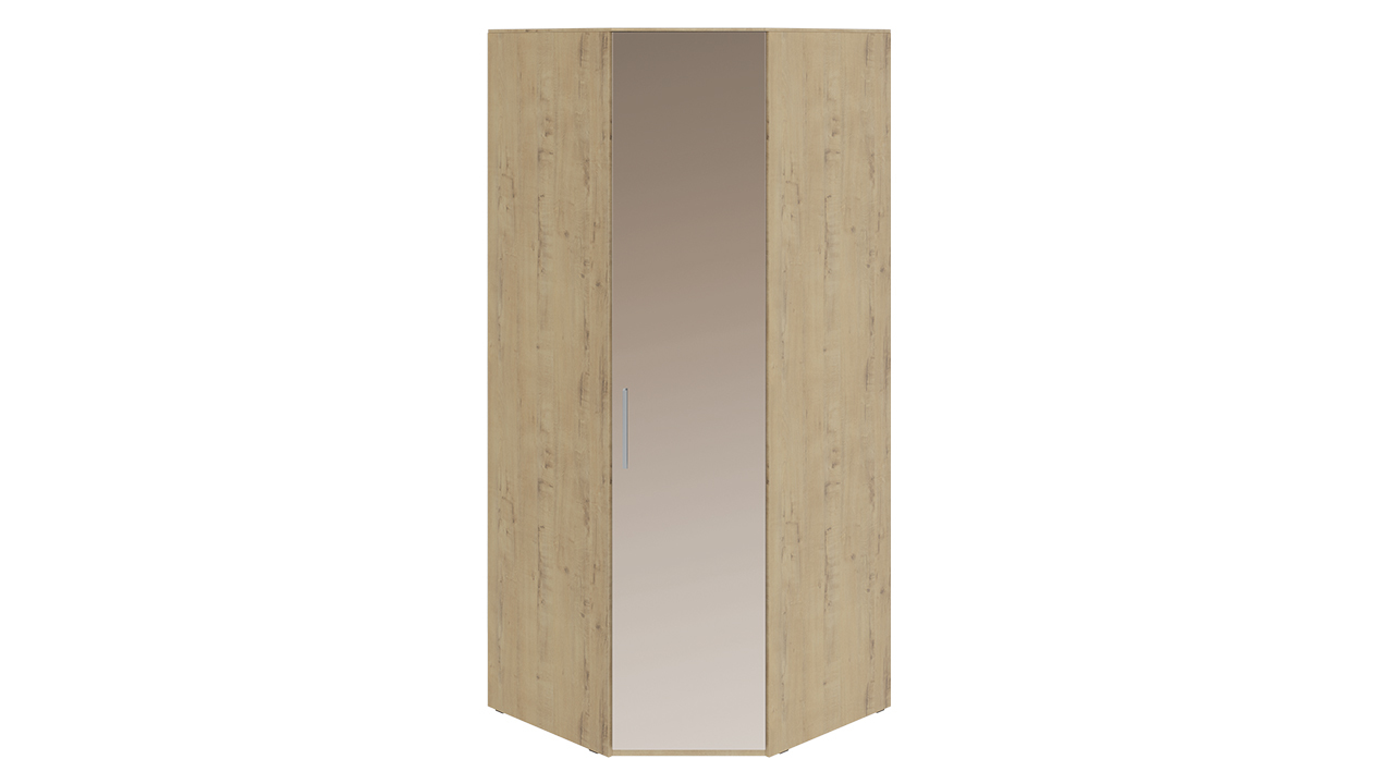 Шкаф угловой с 1 зеркальной дверью правый «Николь» – СМ-295.07.007 R