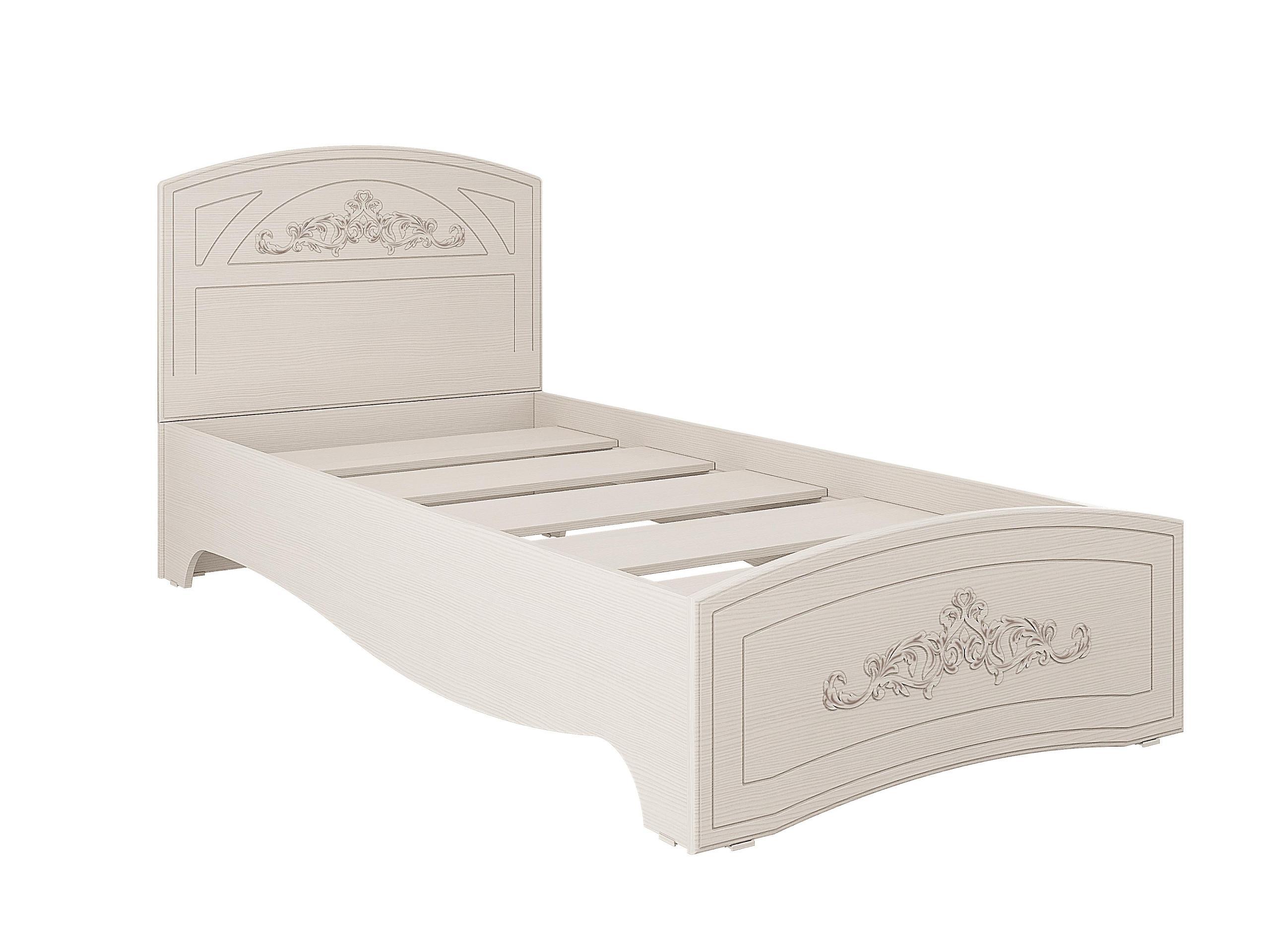 Кровать односпальная каролина (900) (патина)