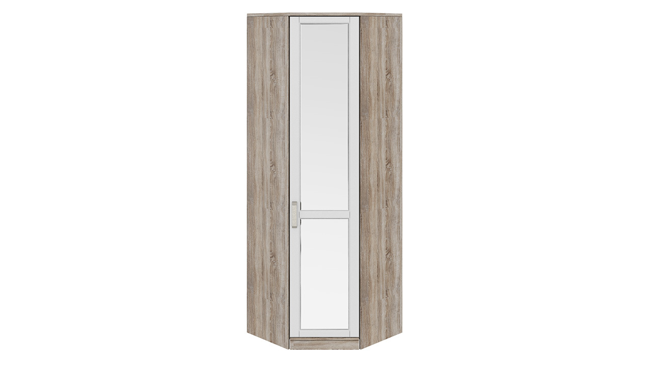 Шкаф угловой с 1-ой зеркальной дверью правый «Прованс» – СМ-223.07.027R