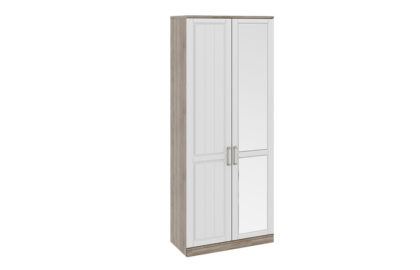 Шкаф для одежды с 1-ой глухой и 1-ой зеркальной дверями «Прованс» – СМ-223.07.025R