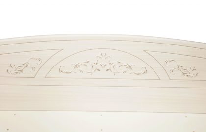 Кровать с защитным бортом каролина (800) (патина)